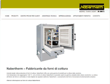 Tablet Screenshot of nabertherm-forni.com